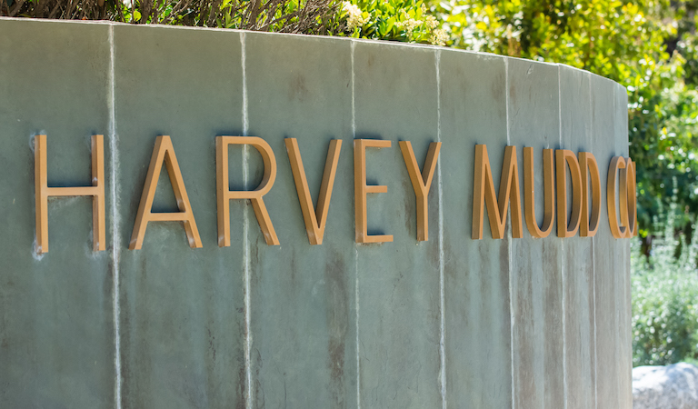 Harvey Mudd College sign